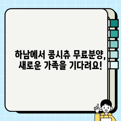하남 콩시츄 강아지 무료분양| 작은 꼬마에게 큰 행복을 선물하세요 | 하남, 콩시츄, 무료분양, 입양, 강아지