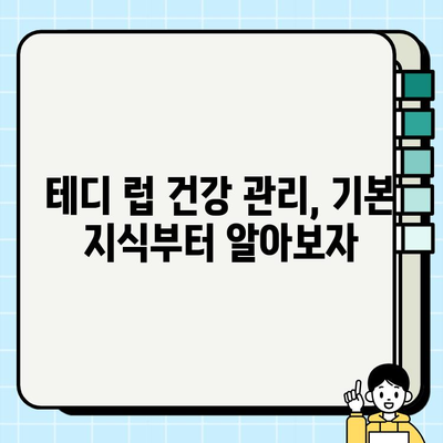 부산 무료 분양 테디 럽 건강 관리 가이드| 기본 지식부터 실전 팁까지 | 테디, 건강 관리, 무료 분양, 부산