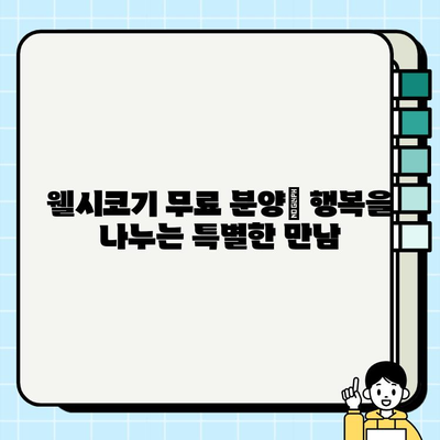 웰시코기 무료 분양| 사랑스러운 소형견 웰시코기의 매력적인 색상 | 웰시코기 입양, 무료 분양 정보, 웰시코기 특징