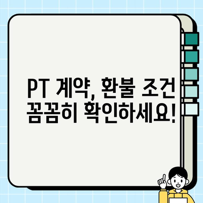 헬스장 회원권 & PT 환불, 성공적인 환불 받는 방법 | 후기, 법적 근거, 환불 가능성